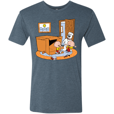 T-Shirts Indigo / S Stewie and Brian Men's Triblend T-Shirt