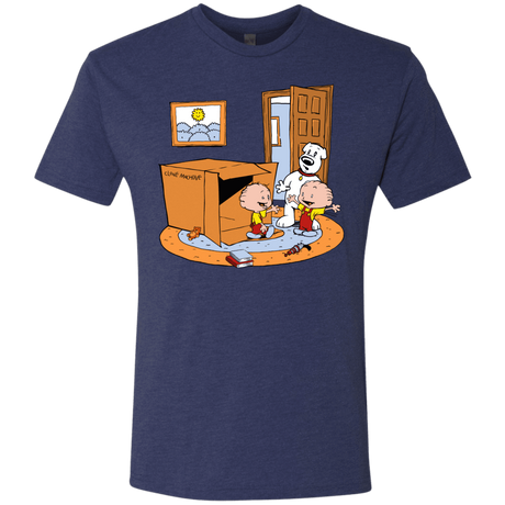 T-Shirts Vintage Navy / S Stewie and Brian Men's Triblend T-Shirt