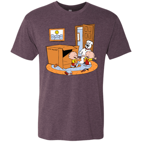 T-Shirts Vintage Purple / S Stewie and Brian Men's Triblend T-Shirt