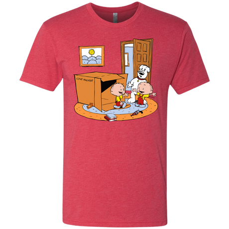 T-Shirts Vintage Red / S Stewie and Brian Men's Triblend T-Shirt
