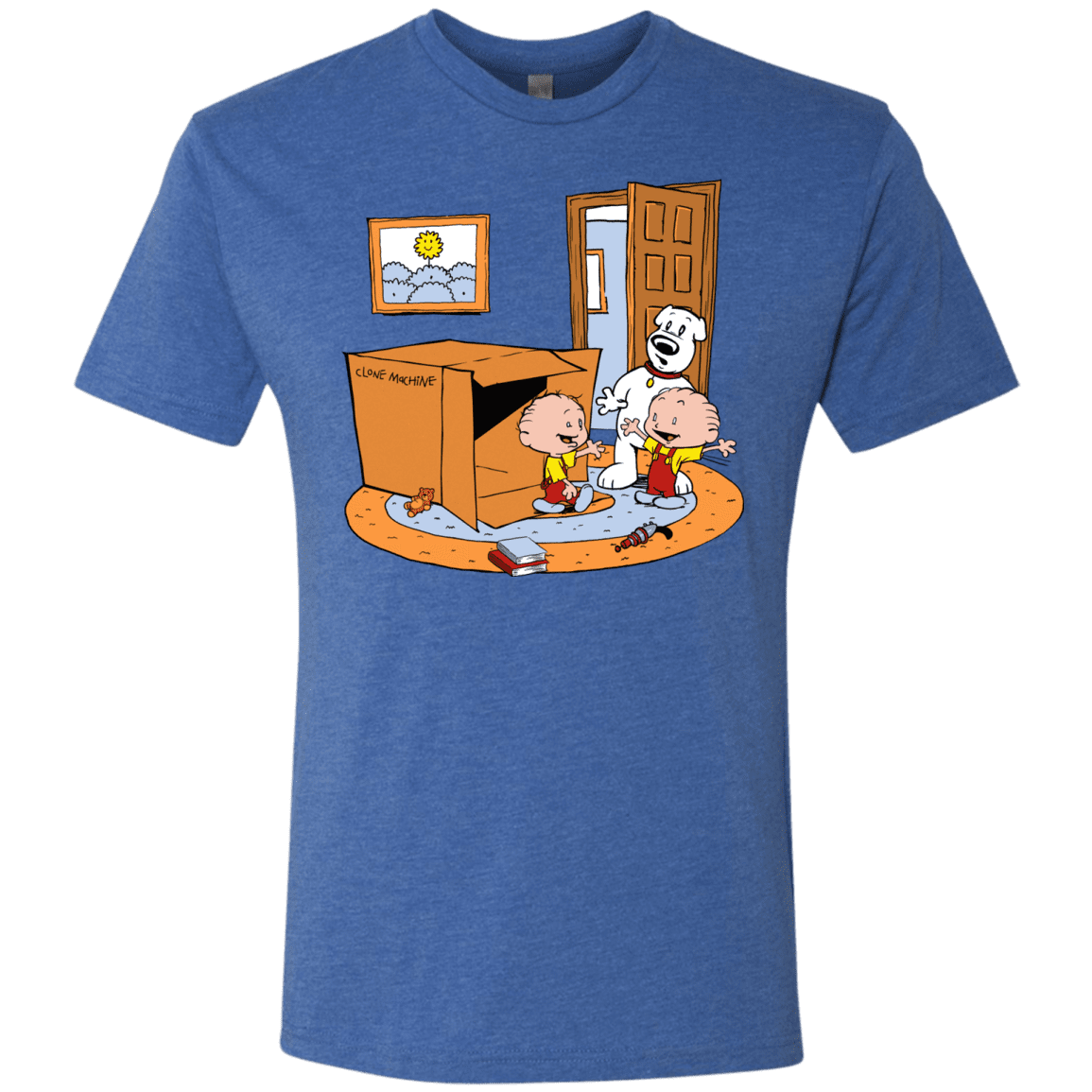 T-Shirts Vintage Royal / S Stewie and Brian Men's Triblend T-Shirt