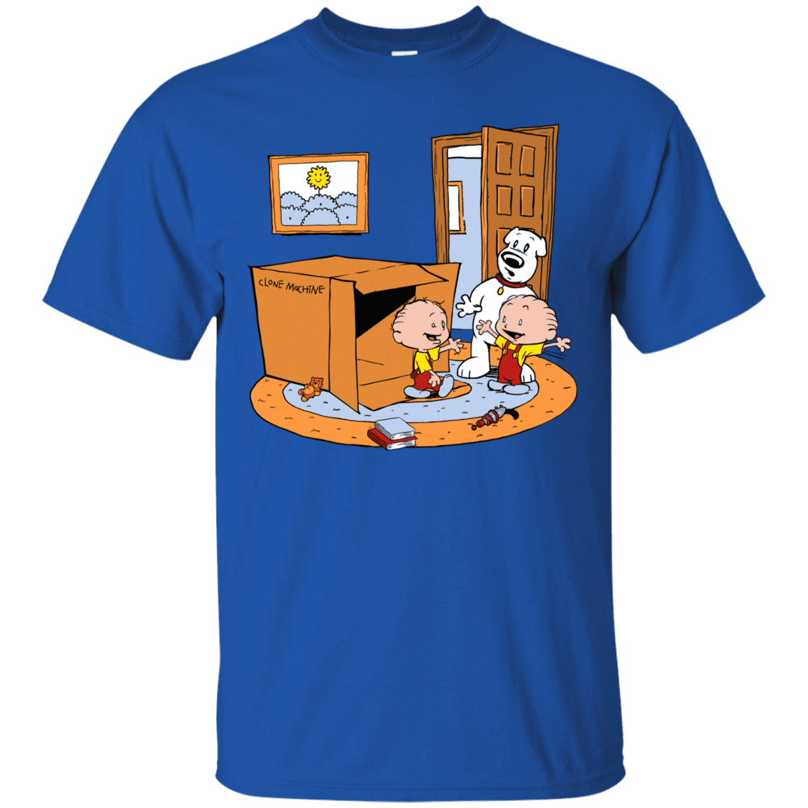 T-Shirts Royal / S Stewie and Brian T-Shirt