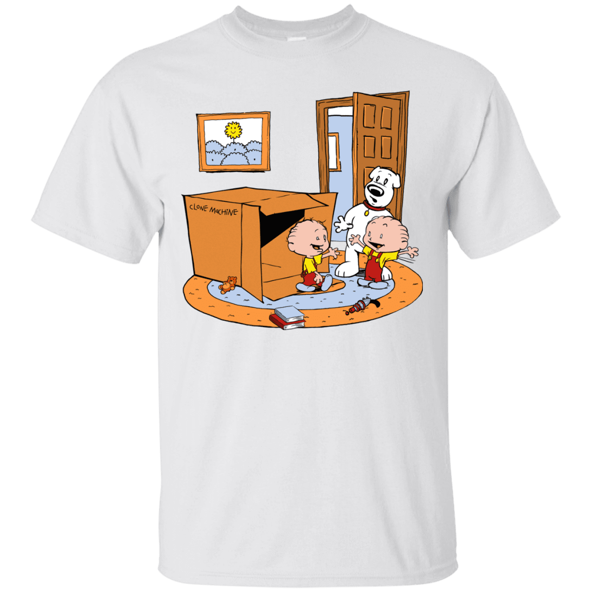 T-Shirts White / S Stewie and Brian T-Shirt