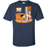 T-Shirts Navy / XLT Stewie and Brian Tall T-Shirt
