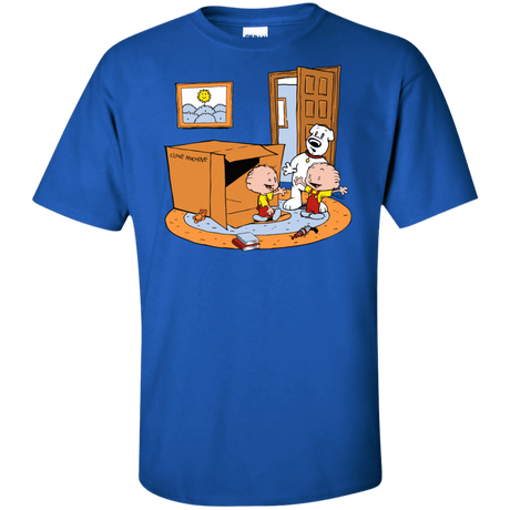 T-Shirts Royal / XLT Stewie and Brian Tall T-Shirt