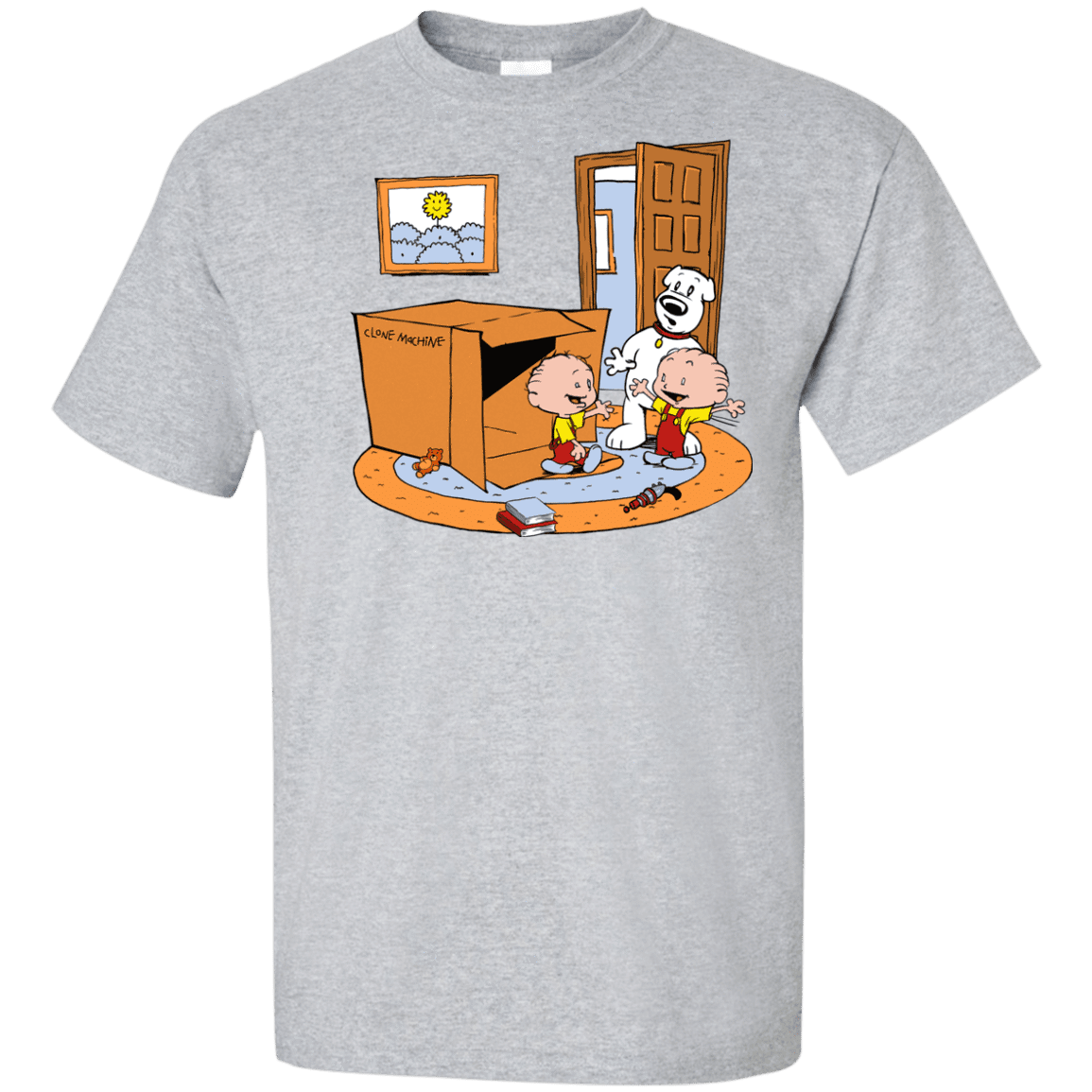 T-Shirts Sport Grey / XLT Stewie and Brian Tall T-Shirt