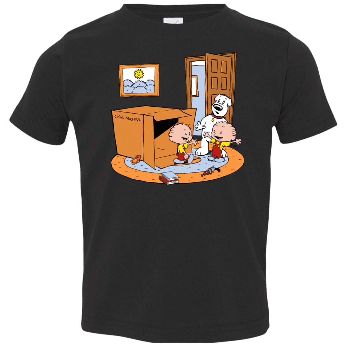 T-Shirts Black / 2T Stewie and Brian Toddler Premium T-Shirt