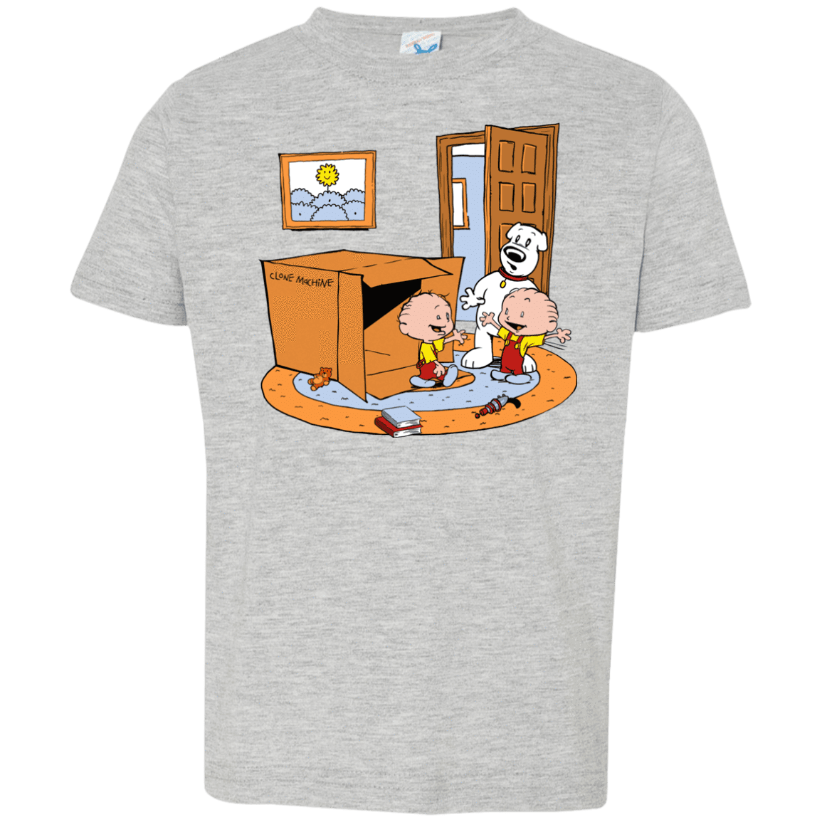 T-Shirts Heather Grey / 2T Stewie and Brian Toddler Premium T-Shirt