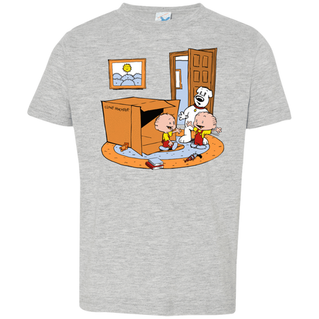 T-Shirts Heather Grey / 2T Stewie and Brian Toddler Premium T-Shirt