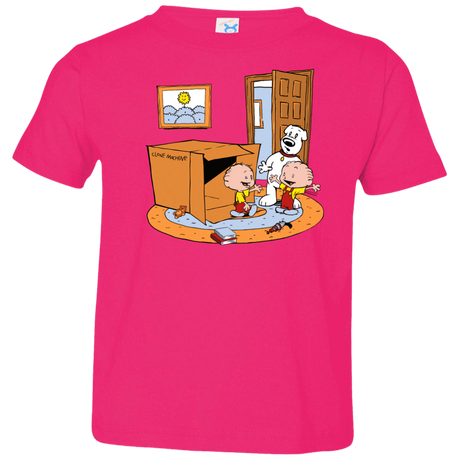 T-Shirts Hot Pink / 2T Stewie and Brian Toddler Premium T-Shirt