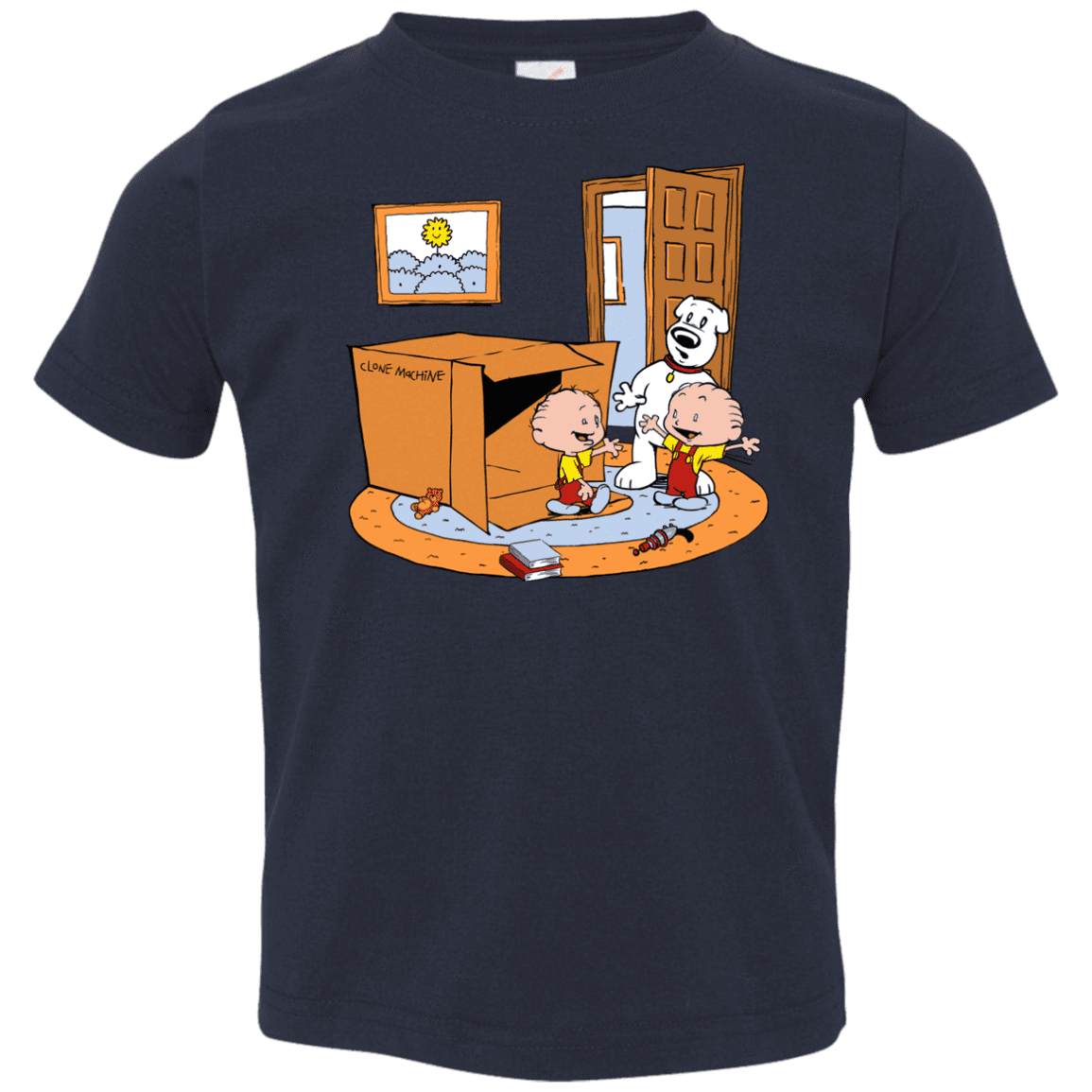 T-Shirts Navy / 2T Stewie and Brian Toddler Premium T-Shirt