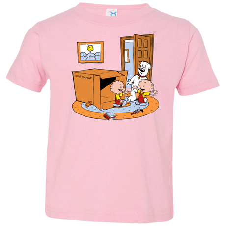 T-Shirts Pink / 2T Stewie and Brian Toddler Premium T-Shirt