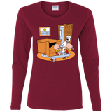 T-Shirts Cardinal / S Stewie and Brian Women's Long Sleeve T-Shirt