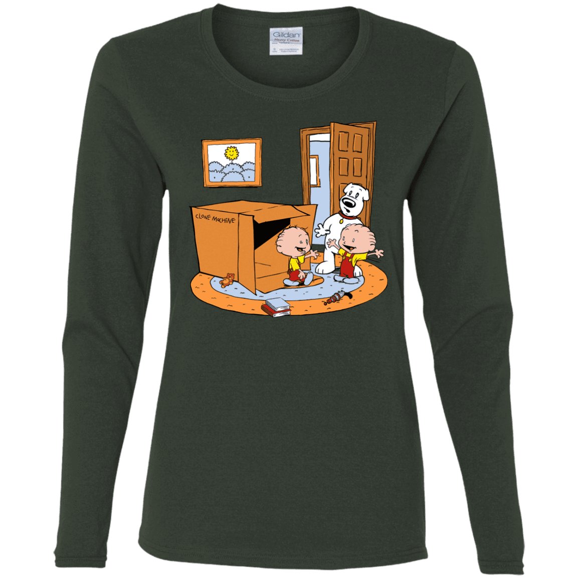 T-Shirts Forest / S Stewie and Brian Women's Long Sleeve T-Shirt