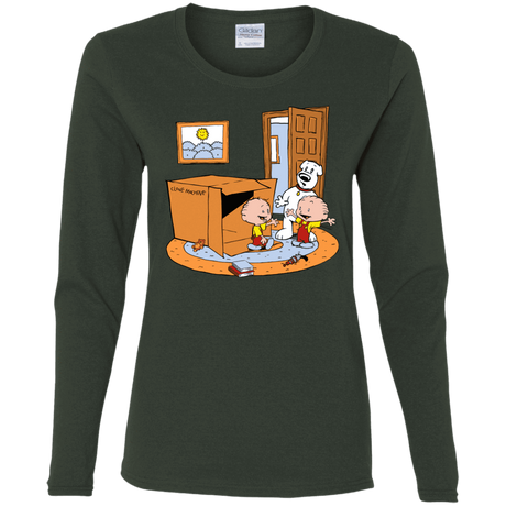T-Shirts Forest / S Stewie and Brian Women's Long Sleeve T-Shirt