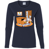 T-Shirts Navy / S Stewie and Brian Women's Long Sleeve T-Shirt
