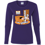 T-Shirts Purple / S Stewie and Brian Women's Long Sleeve T-Shirt