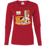 T-Shirts Red / S Stewie and Brian Women's Long Sleeve T-Shirt