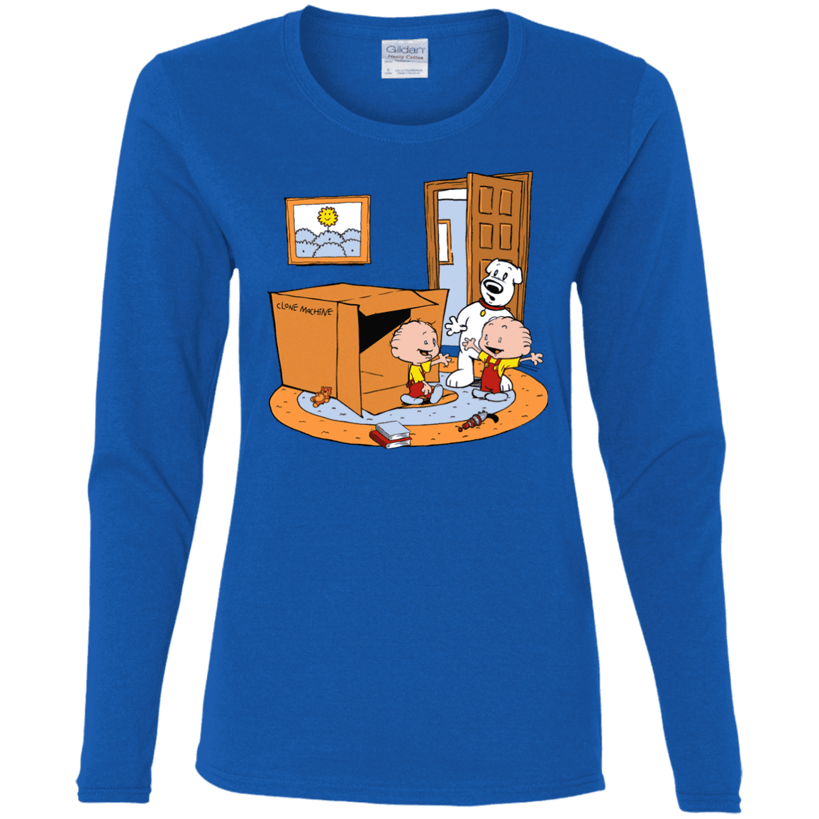 T-Shirts Royal / S Stewie and Brian Women's Long Sleeve T-Shirt