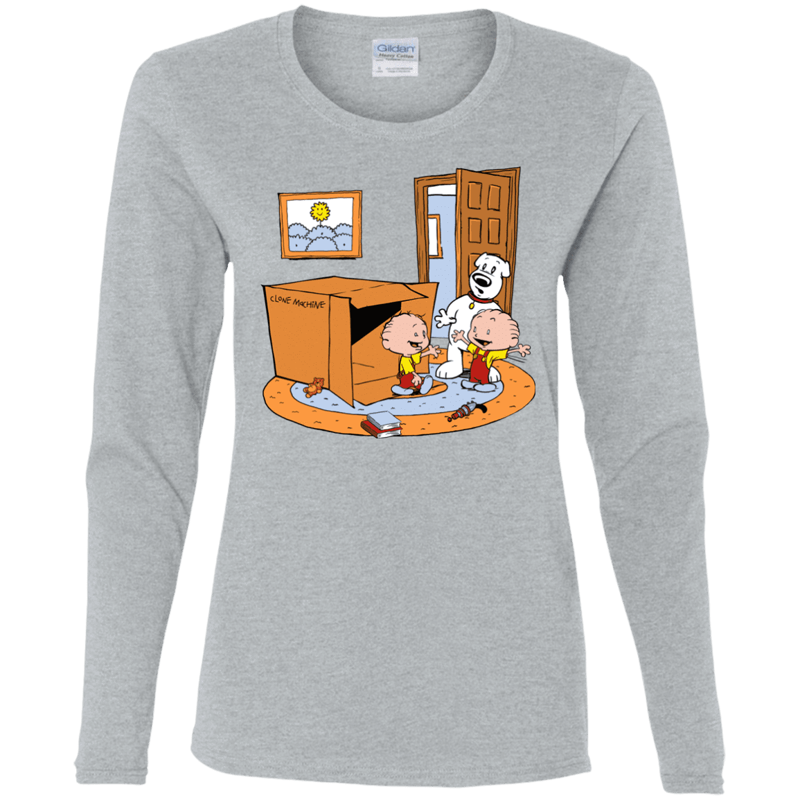 T-Shirts Sport Grey / S Stewie and Brian Women's Long Sleeve T-Shirt