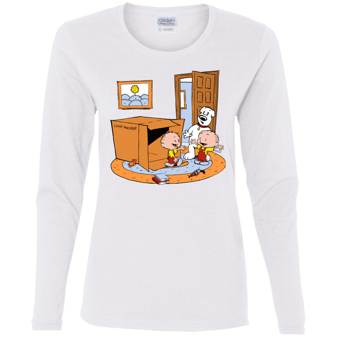 T-Shirts White / S Stewie and Brian Women's Long Sleeve T-Shirt