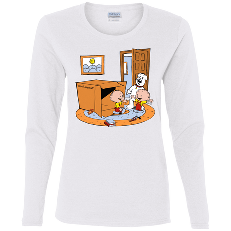 T-Shirts White / S Stewie and Brian Women's Long Sleeve T-Shirt