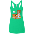 T-Shirts Envy / X-Small Stewie and Brian Women's Triblend Racerback Tank