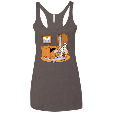 T-Shirts Macchiato / X-Small Stewie and Brian Women's Triblend Racerback Tank