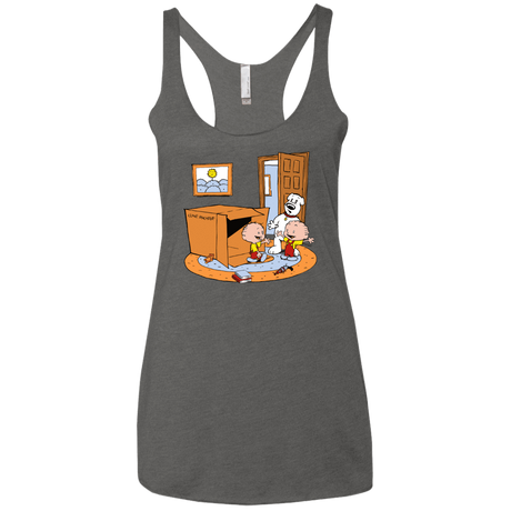 T-Shirts Premium Heather / X-Small Stewie and Brian Women's Triblend Racerback Tank
