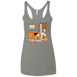 T-Shirts Venetian Grey / X-Small Stewie and Brian Women's Triblend Racerback Tank