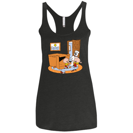 T-Shirts Vintage Black / X-Small Stewie and Brian Women's Triblend Racerback Tank