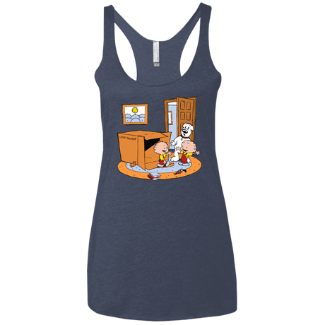 T-Shirts Vintage Navy / X-Small Stewie and Brian Women's Triblend Racerback Tank