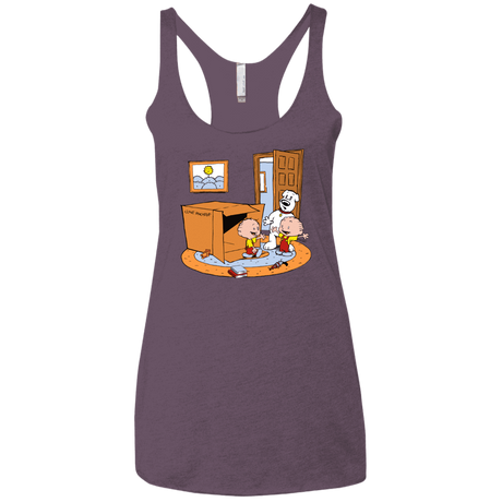 T-Shirts Vintage Purple / X-Small Stewie and Brian Women's Triblend Racerback Tank
