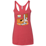 T-Shirts Vintage Red / X-Small Stewie and Brian Women's Triblend Racerback Tank