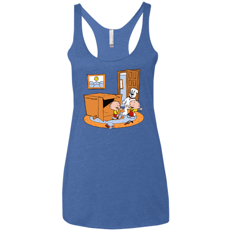 T-Shirts Vintage Royal / X-Small Stewie and Brian Women's Triblend Racerback Tank