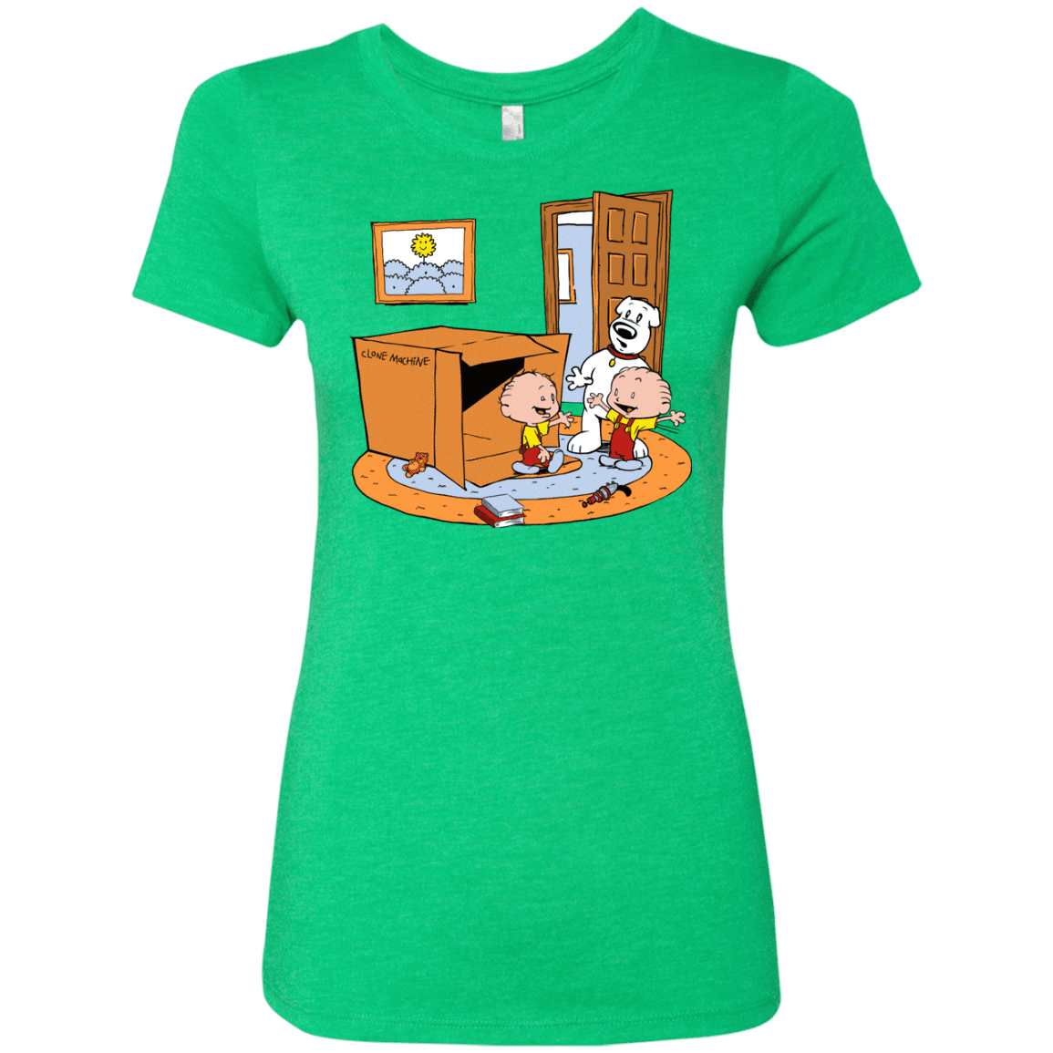 T-Shirts Envy / S Stewie and Brian Women's Triblend T-Shirt