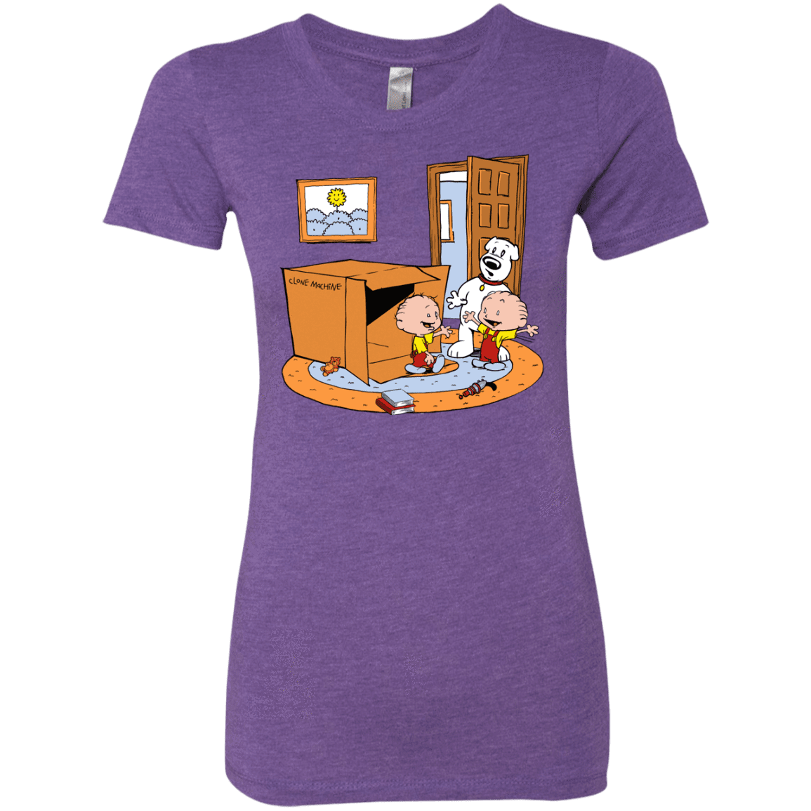 T-Shirts Purple Rush / S Stewie and Brian Women's Triblend T-Shirt