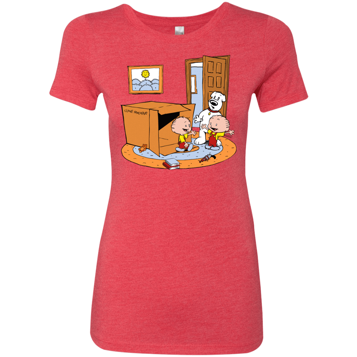 T-Shirts Vintage Red / S Stewie and Brian Women's Triblend T-Shirt