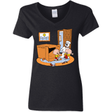 T-Shirts Black / S Stewie and Brian Women's V-Neck T-Shirt