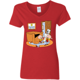 T-Shirts Red / S Stewie and Brian Women's V-Neck T-Shirt