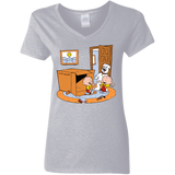 T-Shirts Sport Grey / S Stewie and Brian Women's V-Neck T-Shirt