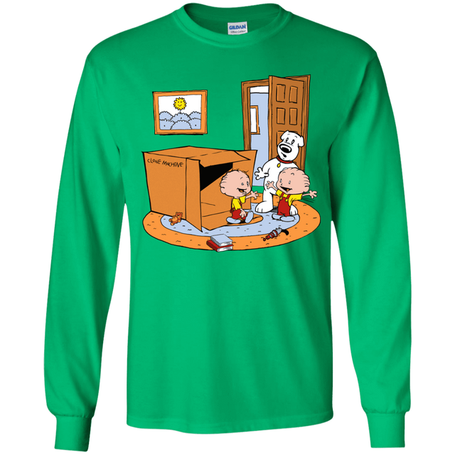 T-Shirts Irish Green / YS Stewie and Brian Youth Long Sleeve T-Shirt