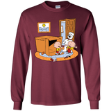 T-Shirts Maroon / YS Stewie and Brian Youth Long Sleeve T-Shirt