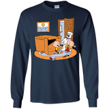 T-Shirts Navy / YS Stewie and Brian Youth Long Sleeve T-Shirt