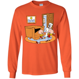 T-Shirts Orange / YS Stewie and Brian Youth Long Sleeve T-Shirt