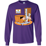 T-Shirts Purple / YS Stewie and Brian Youth Long Sleeve T-Shirt