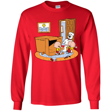 T-Shirts Red / YS Stewie and Brian Youth Long Sleeve T-Shirt