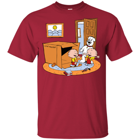 T-Shirts Cardinal / YXS Stewie and Brian Youth T-Shirt