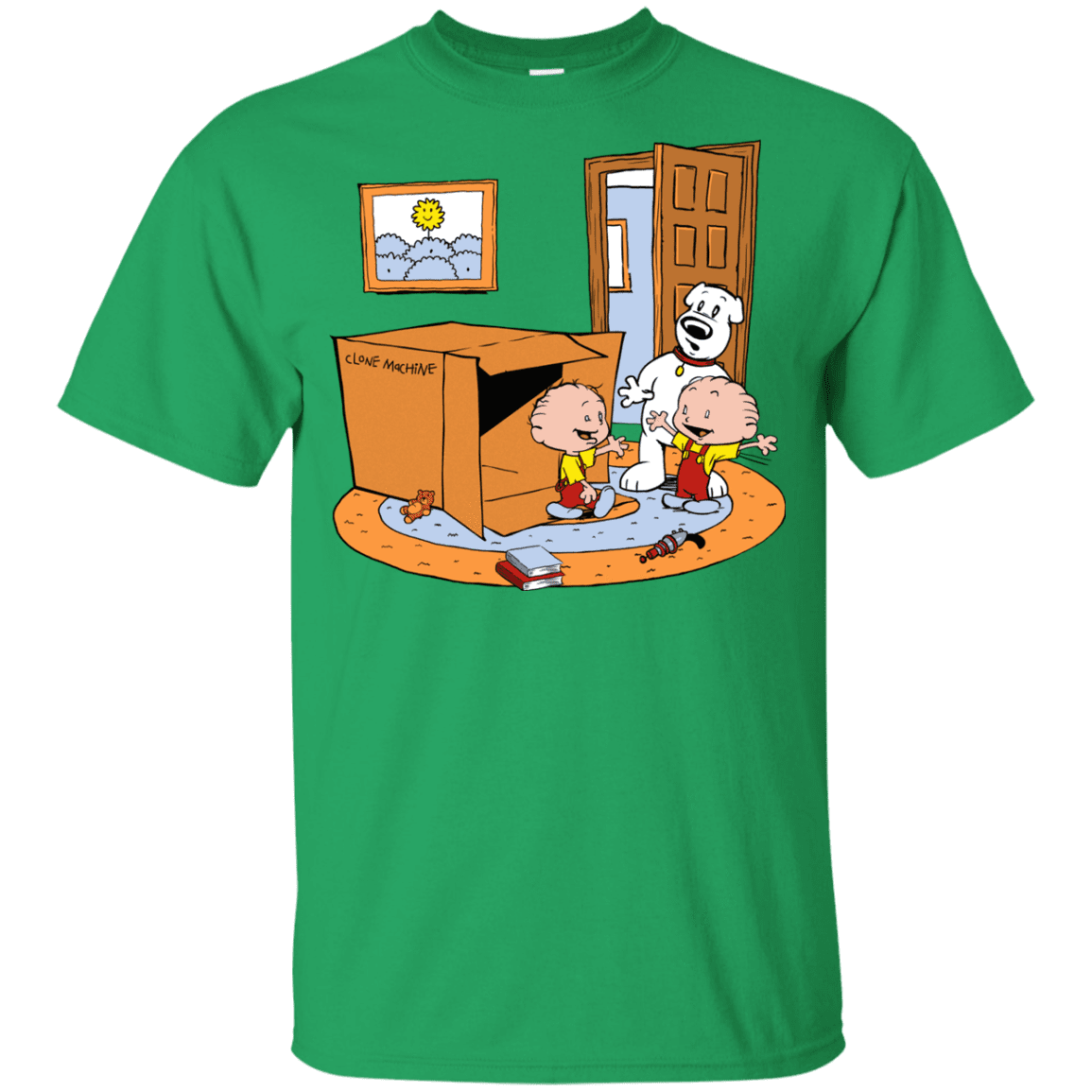 T-Shirts Irish Green / YXS Stewie and Brian Youth T-Shirt