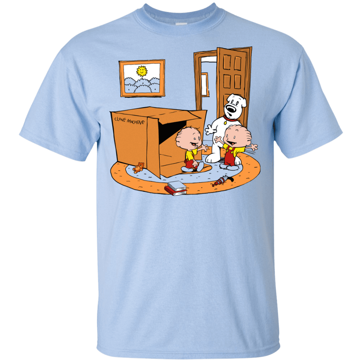 T-Shirts Light Blue / YXS Stewie and Brian Youth T-Shirt